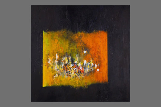 Ly Tan Man — Threshold of Light | Oil on Canvas | 48 x 36 in | Signed lower right - Artistryly.com