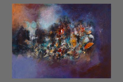 Ly Tan Man's | Untitled Resilience | Oil on Canvas 36x60 - 2010 - Artistryly.com